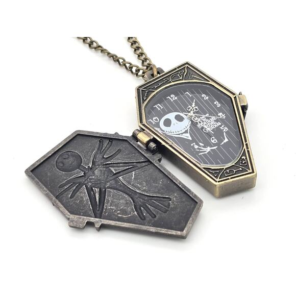 Jack Coffin Pocket Watch - Pendant Gift for Nightmare Fans Halloween Christmas - Picture 3 of 9